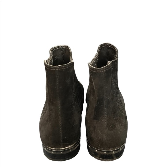 REBECCA MINKOFF “Madysin” Black suede ankle booties Size 8 - Picture 5 of 8